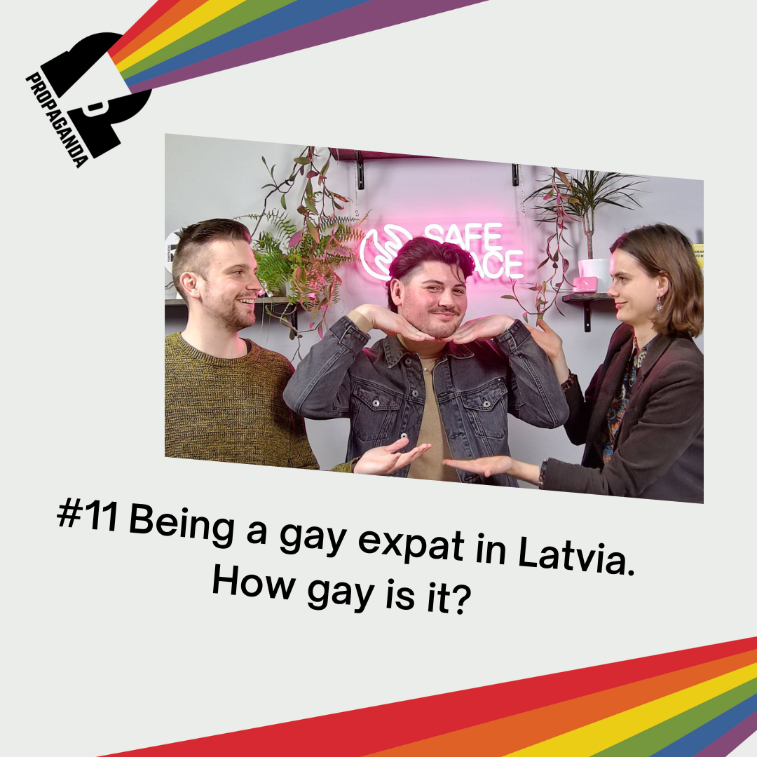 PROPAGANDA #11: Being a Gay Expat in Latvia. How Gay Is It? — raidieraksta dalībnieki studijā