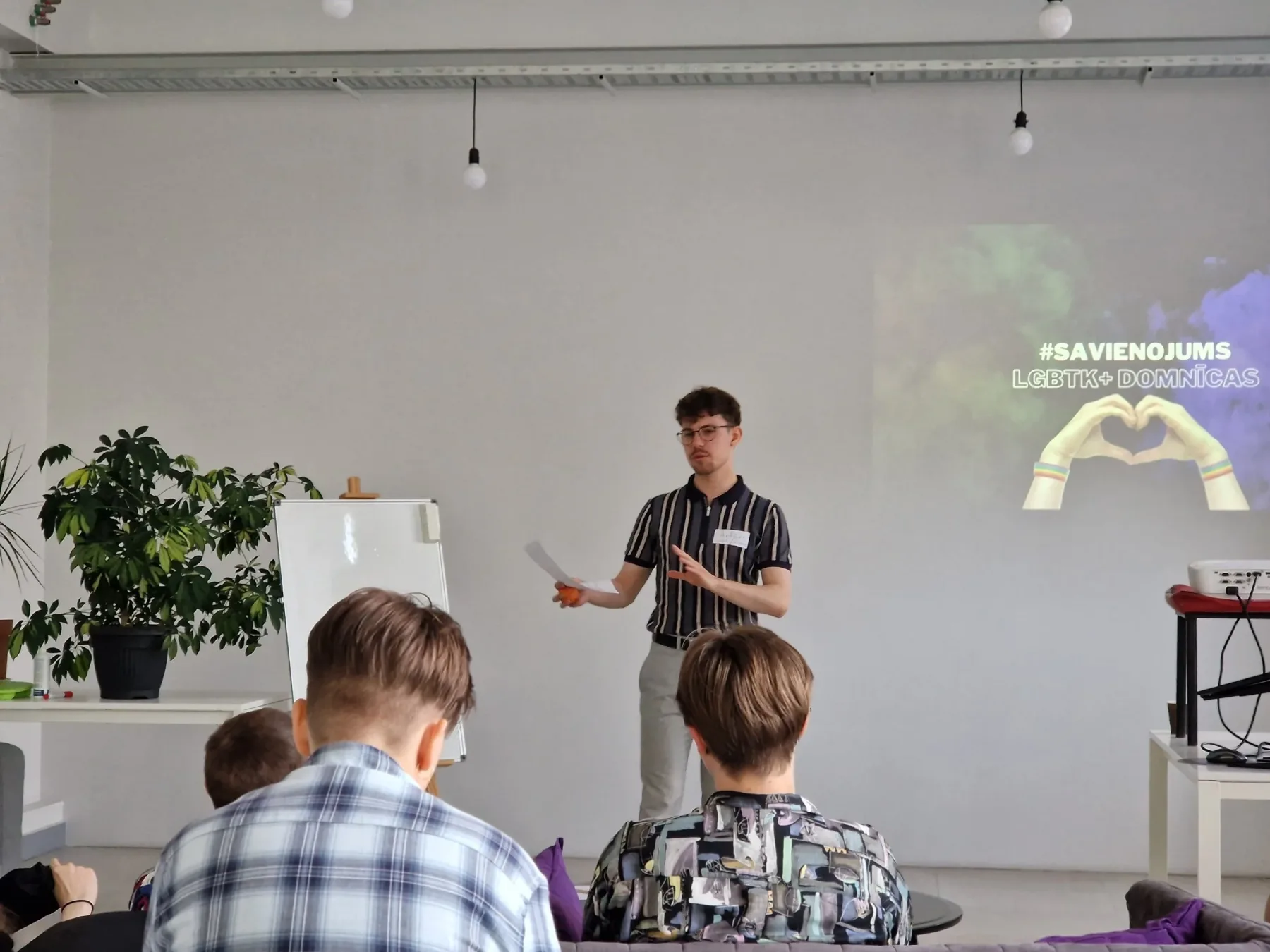 Artūrs Zaremba, vadot #SAVIENOJUMS domnīcu
